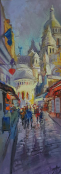 Named contemporary work « Sacré-cœur - Paris », Made by CARBONEL