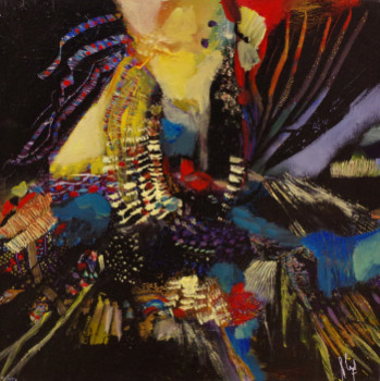 Named contemporary work « Rêverie Lakota », Made by MURIEL CAYET