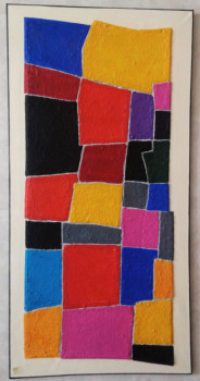 Named contemporary work « 100x50cm 15-07-22 », Made by ALAIN MAUDOUX