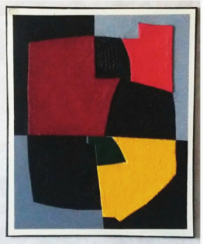 Named contemporary work « 61x50cm  31-01-23 », Made by ALAIN MAUDOUX