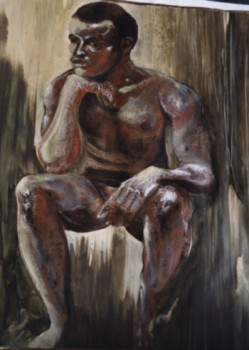 Named contemporary work « africa », Made by MADU