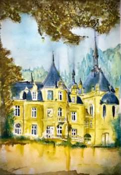 Named contemporary work « Château de Jonval (Pierrefonds) », Made by LUTHER