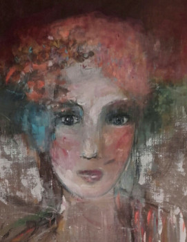 Named contemporary work « Visage 1 », Made by ALIX TASSART