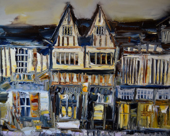 Named contemporary work « Wood Street », Made by MURIEL CAYET