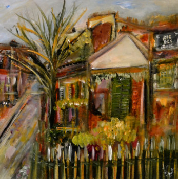 Named contemporary work « La Rue des Bois », Made by MURIEL CAYET