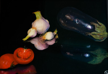 Named contemporary work « Légumes 3. », Made by FRANCIS RIANCHO