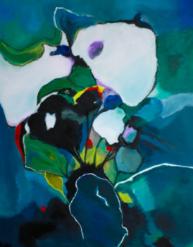 Named contemporary work « Le bouquet version 1 », Made by PADDY