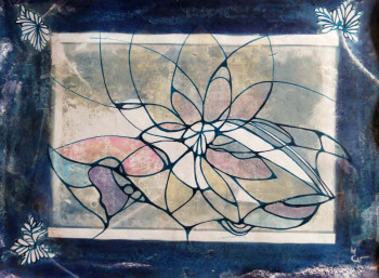 Named contemporary work « Butterfly's flower », Made by VALENTINE CARRE