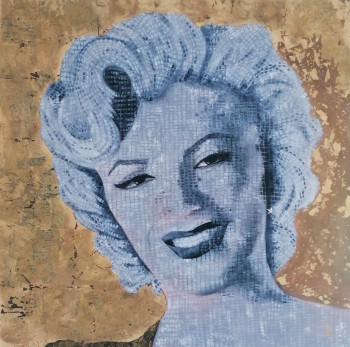 Named contemporary work « Marylin, tout simplement », Made by ANNE ROBIN