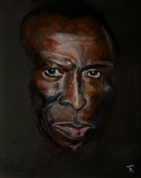 Named contemporary work « Miles Davis », Made by FRANçOIS RENé