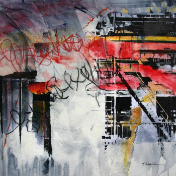 Named contemporary work « NY-Mémoires urbaines III », Made by TANIA CAGGINI