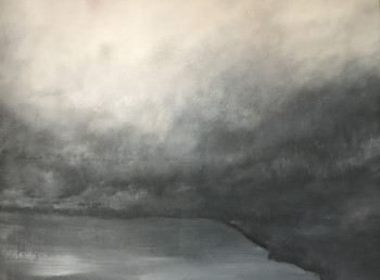 Named contemporary work « Brouillard », Made by LACHOUK
