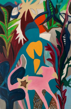 Named contemporary work « Les jardins d'Ohana 12 », Made by LéONIE