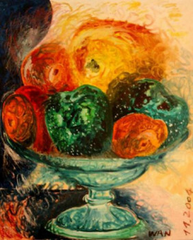 Contemporary work named « FRUITS D'HIVERS N°2 », Created by WAN