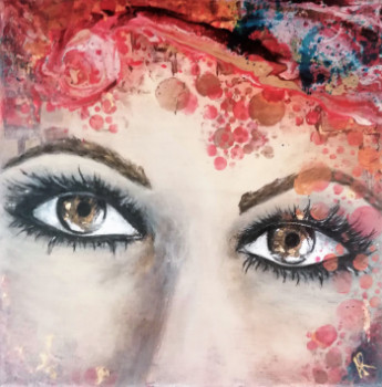 Named contemporary work « Miss retro », Made by ANNE ROBIN