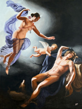 Named contemporary work « Diane & Endymion », Made by ARNAUD FEUGA