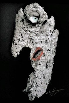 Named contemporary work « REGARD EN FôRET », Made by DUBAT CHANTAL