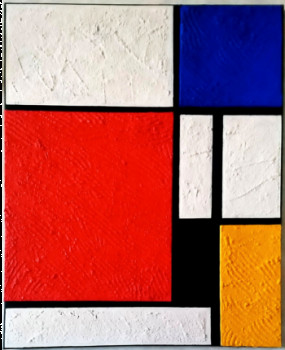 Named contemporary work « 73x60cm 04-04-23 », Made by ALAIN MAUDOUX