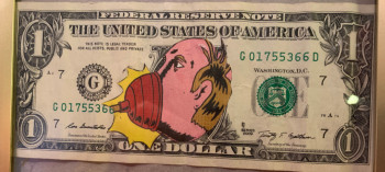 Named contemporary work « one dollar », Made by NDFR