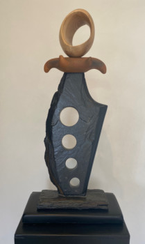 Named contemporary work « Pierrot lunaire n°1 », Made by GANDOLFO