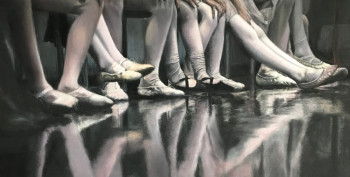 Named contemporary work « Ballerines », Made by MARIE NOëL GOUëT