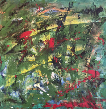 Named contemporary work « Forêt », Made by ANAQUARELLE