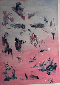 Contemporary work named « Rose World taille », Created by GIGI