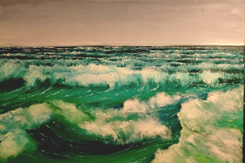 Contemporary work named « En pleine tempête », Created by SAKO