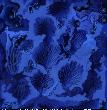 " Blue night " On the ARTactif site