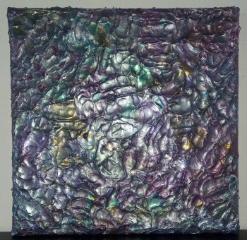Named contemporary work « Metallic Mountain », Made by VELVET OF ART