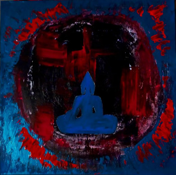 Named contemporary work « Méditation », Made by FRANçOISE BEAUQUEL