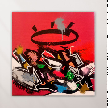 Named contemporary work « ARSHI CLASH », Made by JEKLE