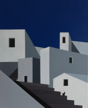 Named contemporary work « Les escaliers de Santorin », Made by PADDY