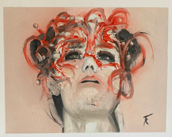 Named contemporary work « Björk », Made by FRANçOIS RENé