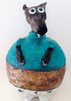 Contemporary work named « Loup Friedrich », Created by ELEANOR GABRIEL