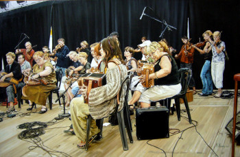 Named contemporary work « "La répétition de l'orchestre" », Made by MONIQUE LOWY