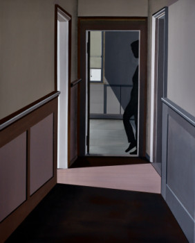 Named contemporary work « Quelqu'un derrière la porte ... », Made by PADDY
