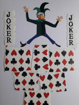 Named contemporary work « Joker », Made by PERRINE HERNANDEZ