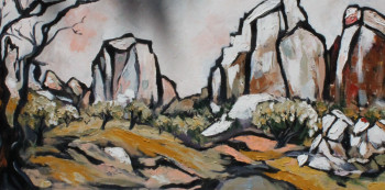 Named contemporary work « LES BAUX », Made by BOURILLON KAO