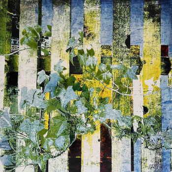 Named contemporary work « Merging ivy Green », Made by ALAIN CABOT