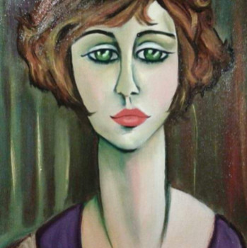 Named contemporary work « La Femme au Carré », Made by STéPHANIE DIRAISON