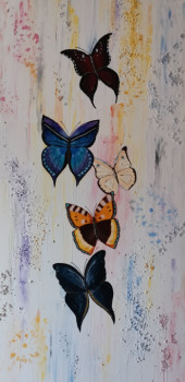 Named contemporary work « Danse de papillons », Made by L'ATELIER DE SOPHIE D.