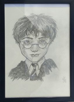 Named contemporary work « Harry Potter », Made by ARTISTE.AA