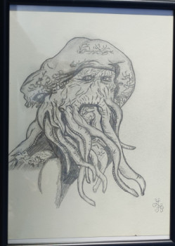 Named contemporary work « Davy Jones », Made by ARTISTE.AA
