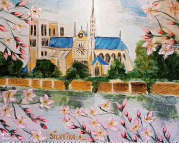 Named contemporary work « Notre Dame », Made by SILVEIRA ANTOINE