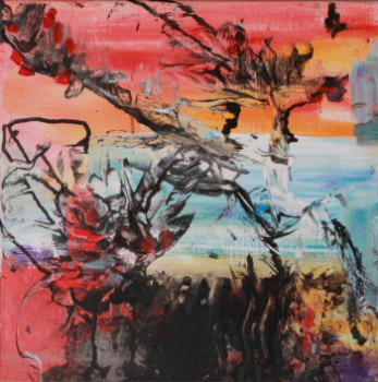 Named contemporary work « Envol », Made by MARYSE DAVETTE
