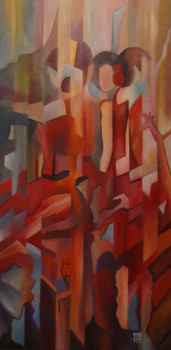 Named contemporary work « 682-ÉTAT DE GRÂCE », Made by MARTINE CASTEL