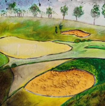 Named contemporary work « Golf 2 », Made by JULIEN ABSTRAIT