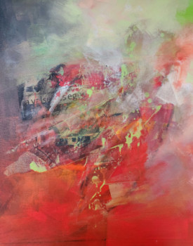Named contemporary work « La valse rouge », Made by NATALY BISARD