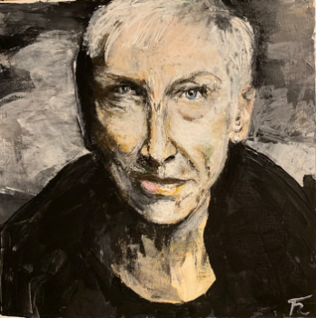 Named contemporary work « Annie Lennox », Made by FRANçOIS RENé